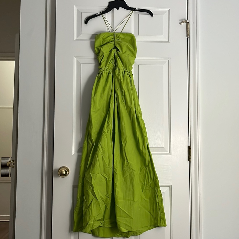 NWT Lime Green Midi Dress